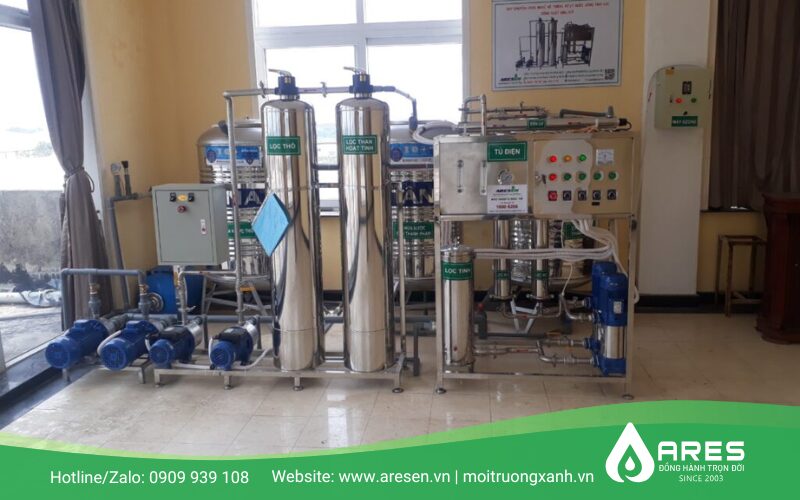 Xử Lý Nước Sạch Công Nghiệp: Giải Pháp Cho Nhà Máy Và Khu Công Nghiệp he thong loc nuoc uong 500 lit gio