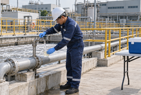Giảm chi phí xử lý nước thải: 5 việc cần kiểm tra trước Lay mau nuoc tai nha may